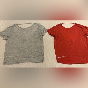 Two Pure Barre Pony Tees